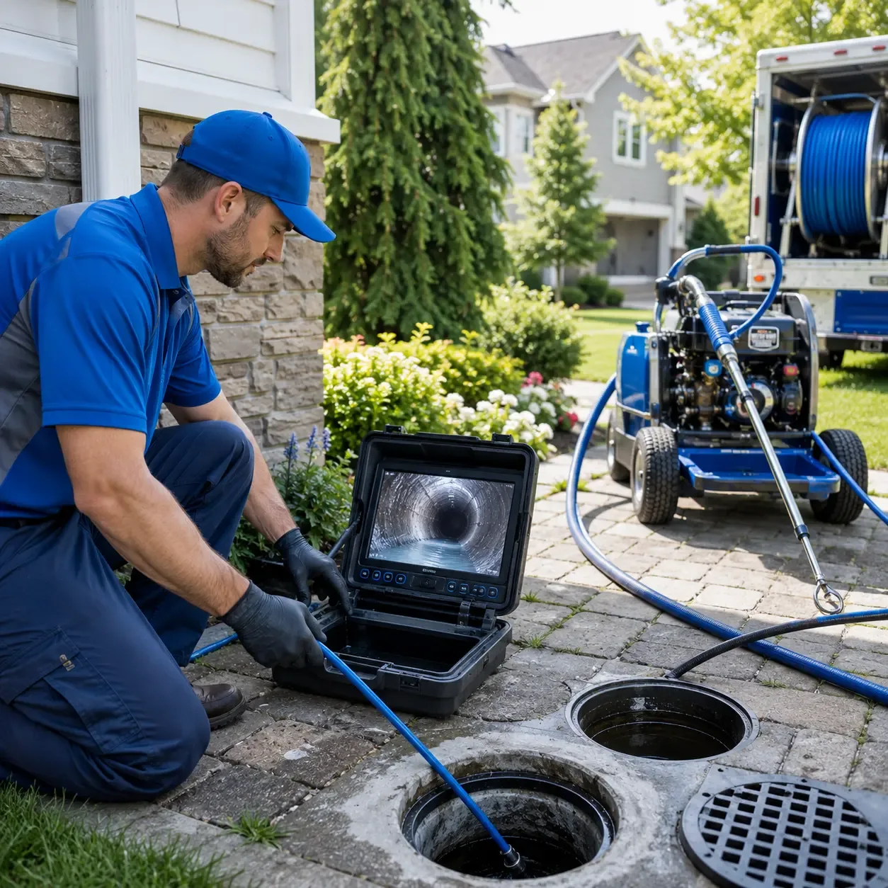 Outdoor drain cleaning professionals serving Delmar, IA