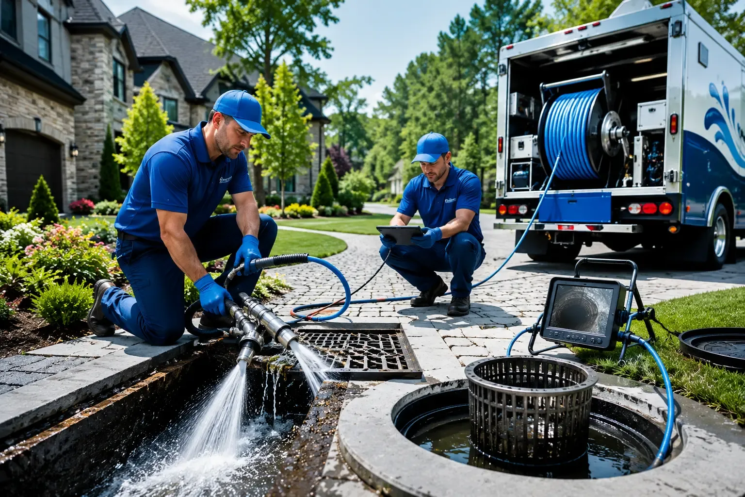 Local outdoor drain cleaning professionals in Delmar, IA